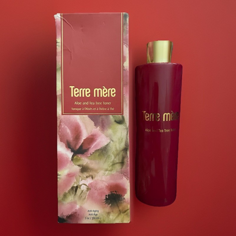 NEW Terre Mere Aloe and Tea Tree Anti-Aging Toner Large Full Size 5 oz