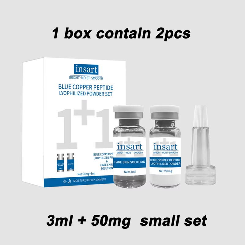 Blue Copper Peptide Lyophilized Powder Set Moisturzing Whitening Face Serum anti gallery