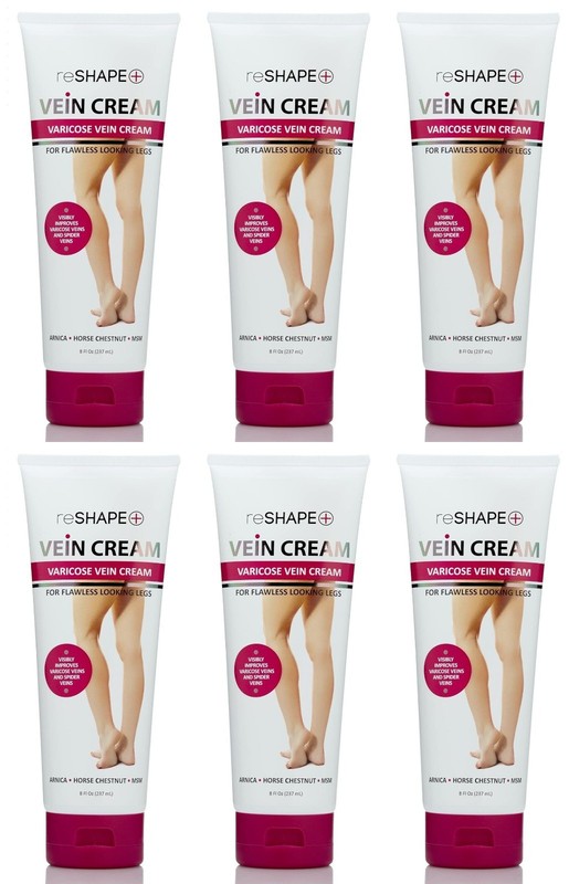 Varicose Vein Cream for Flawless Looking Legs w/ Arnica & Chestnut 8 oz 6pk
