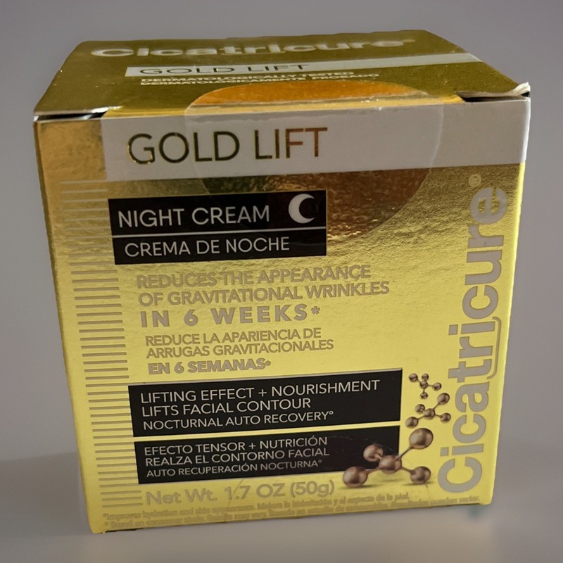 Cicatricure Gold Lift Night Cream 1.7 Anti-Aging Moisturizer Lifting Effect New