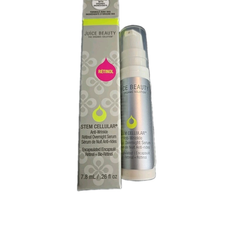 Juice Beauty Stem Cellular Anti-Wrinkle Overnight Retinol Serum 0.26 oz NNIB