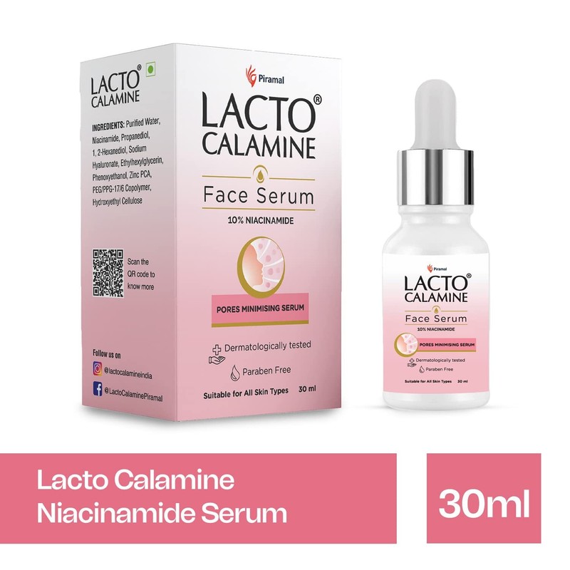Lacto Calamine 10% Niacinamide face serum| for minimising pores 30 ml gallery