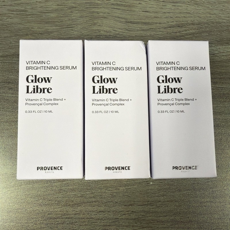 Lot of 3 Provence Glow Libre Vitamin C Brightening Serum (Travel)
