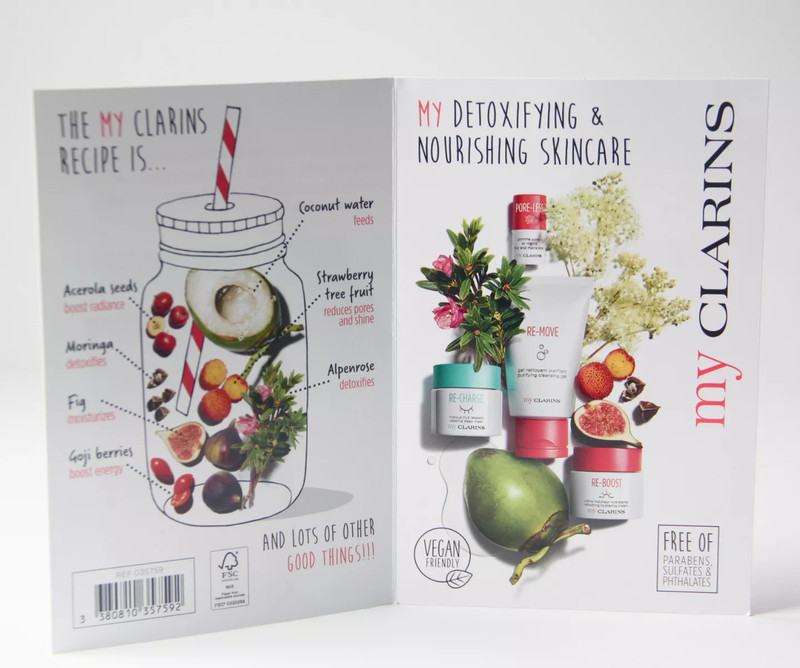 15 x MY CLARINS Re-Boost Hydrating Cream & Re-Move Cleansing Gel 2 x 2 mL Sample gallery