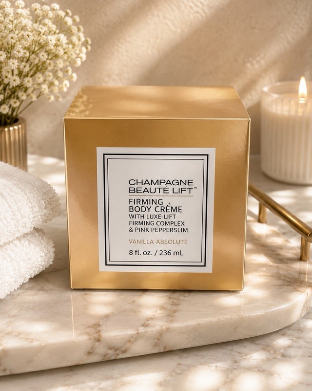 Consult Beaute~ Champagne Firming Body Creme Beauty Vanilla Absolute 8oz NEW
