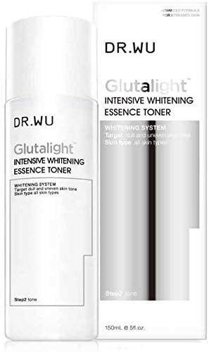 Dr. Wu 150ml Glutalight Intensive Whitening Essence Toner New From Taiwan
