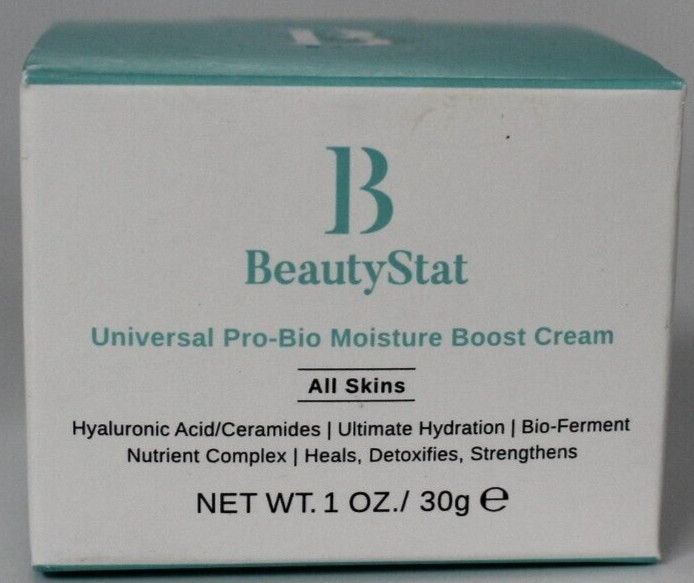 B BeautyStat Universal Pro-Bio Moisture Boost Cream 1 Oz Sealed New Hyaluronic