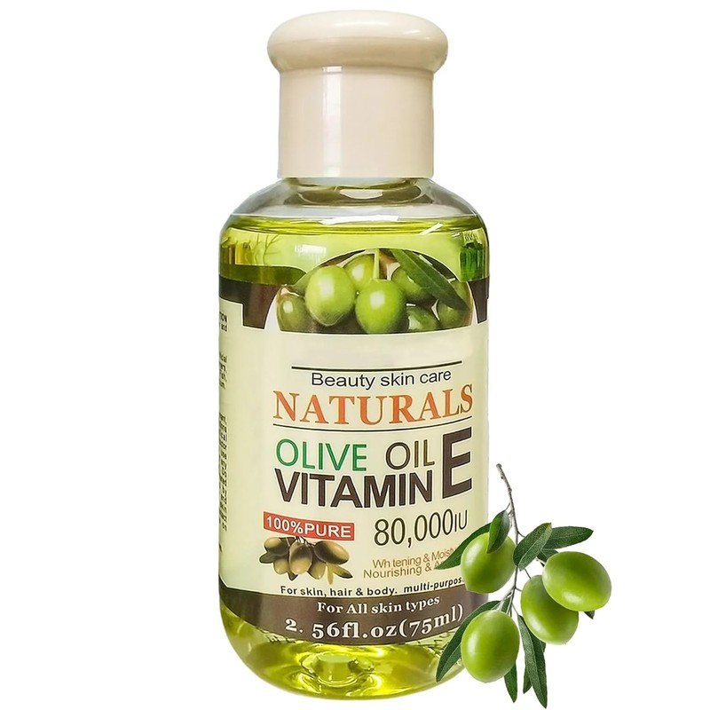 ARCHIDATE Olive Oil with Vitamin E for Face, Reduce Wrinkle & Fine Line, Improve