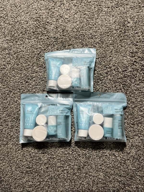 e.l.f. – Holy Hydration set – Face Cleanser – Balm – Moisturizer – Eye Lot Of 3