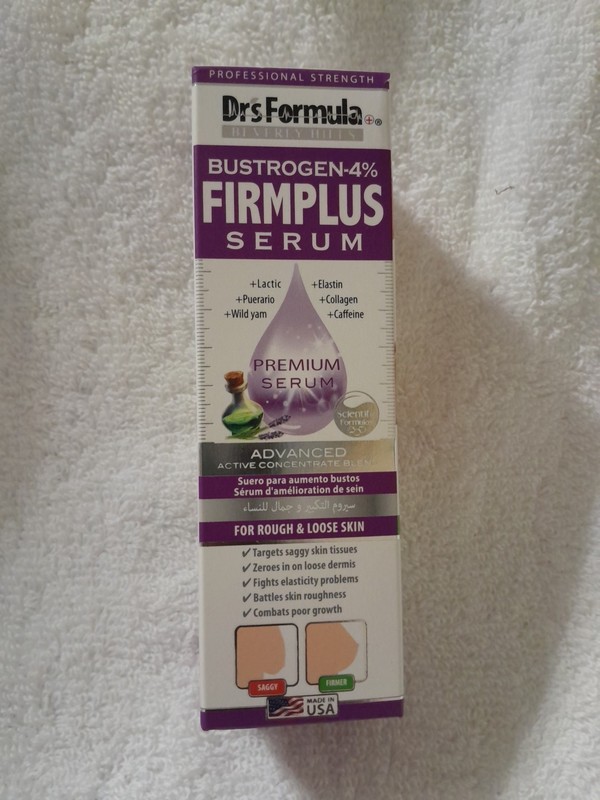 DR’S FORMULA Bustrogen-4% FirmPlus Breast Serum 1 fl.oz – NIB