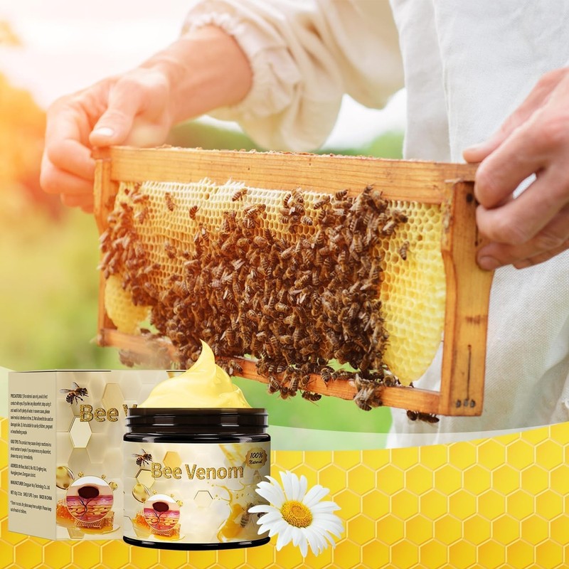 2026 Professional Bee Venom Treatment Cream - Moisturizing Skin Repair (2 Jars) gallery