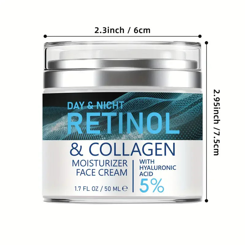 Face Skin Care Retinol Collagen Cream Anti-Aging Wrinkle Deep Hydration Moisturi gallery