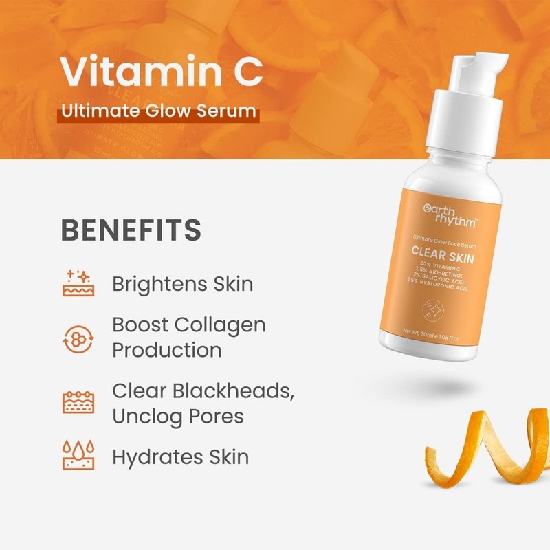 Earth Rhythm Clear Skin Ultimate Glow Serum (30ml) gallery