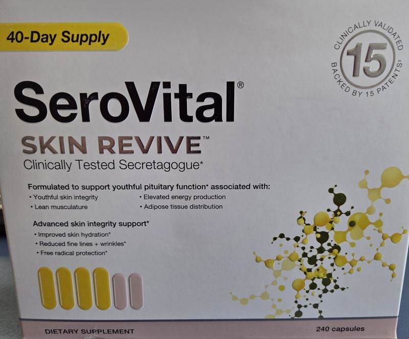 SeroVital Skin Revive, 240-count Capsules Exp 04/2027 Brand New Sealed