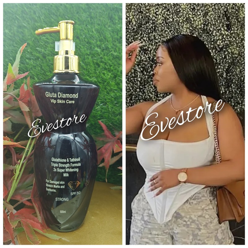 Gluta Diamond VIP 3x Whitenizer BODY LOTION Spf50 effective 👌
