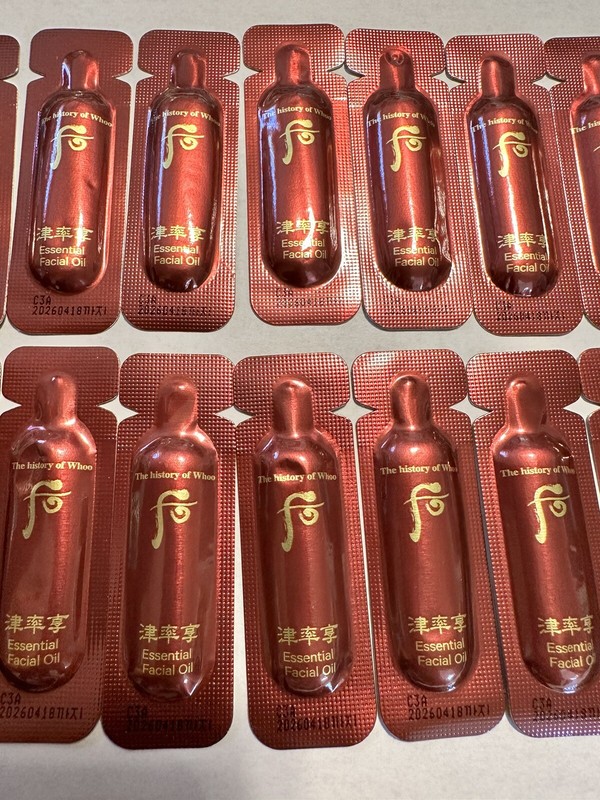 The history of Whoo Jinyul Red Wild Ginseng Facial Oil 1ml x 30pcs Anti-Aging