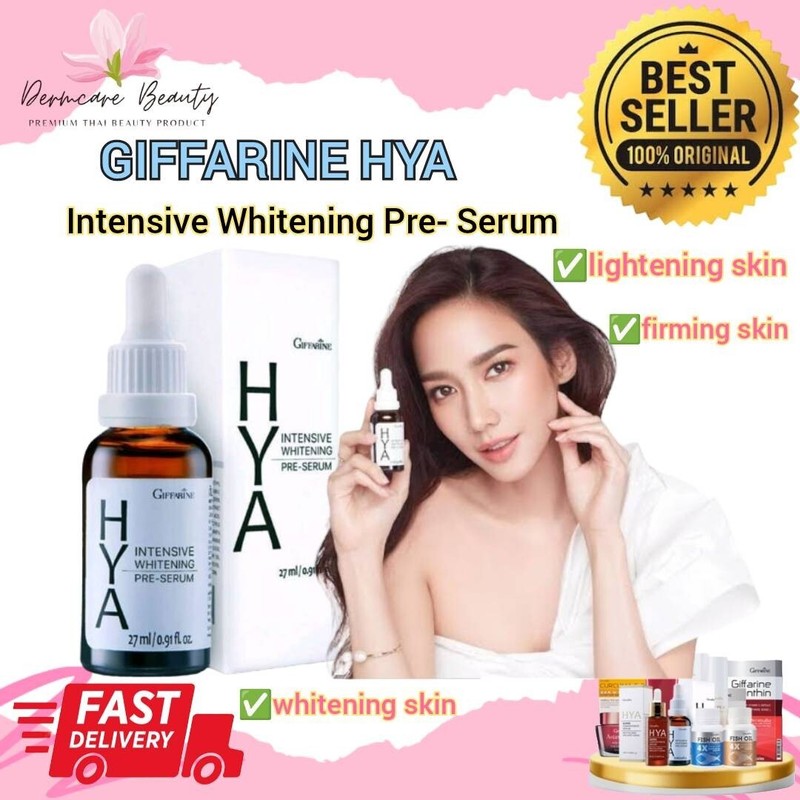 GIFFARINE HYA INTENSIVE WHITENING PRE-SERUM 100% PURE NATURAL HYALURON 27 ML.