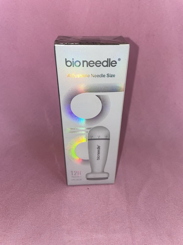 New Sealed Bioneedle Dermastamp Adjustable 120 Needles Microneedling Stamp