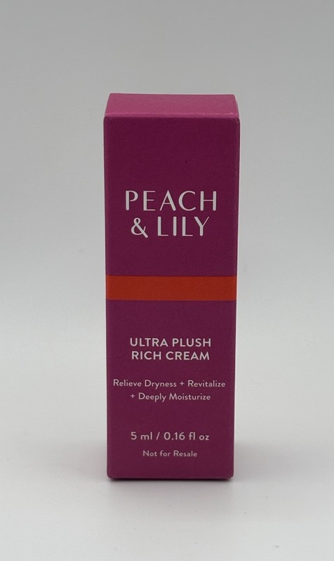 NEW NIB Peach & Lily Ultra Plush Rich Cream Travel Size Mini 5ml/0.16oz AUTHNTIC
