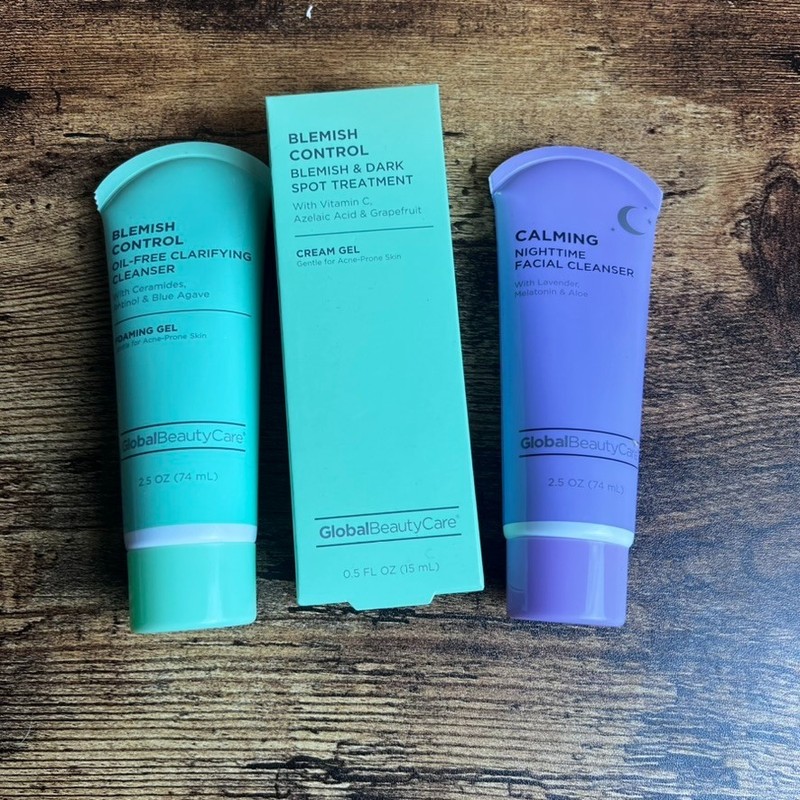 x3 Global Beauty Care Calming Nighttime & Blemish Control Cleanser/Treatment
