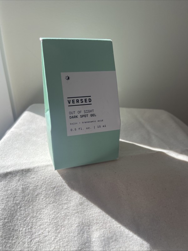 Versed Out of Sight DARK SPOT GEL 0.5 fl oz Kojic Tranexamic Acid NEW IN BOX