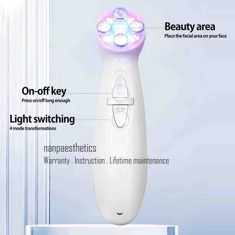 3In1 Wireless Photon Led Therapy Face Skin Lift Tightening R-F Facial Machine gallery
