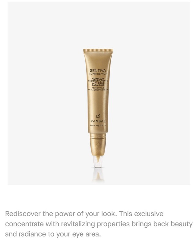 Yanbal Sentiva Anti-Aging Eye Cream / Crema de ojos gallery