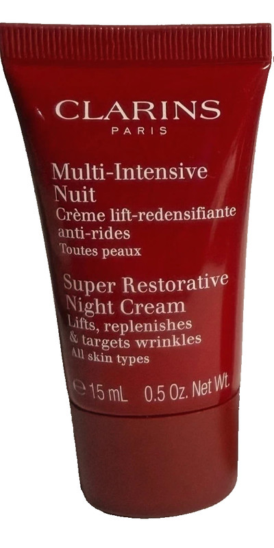 Clarins Super Restorative NIGHT CREAM Lot of 2 , All Skin Types 0.5 Oz