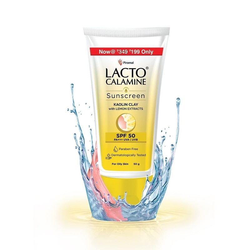 Lacto Calamine Sunshield Matte Look Sunscreen 50g Paraben & Sulphate free