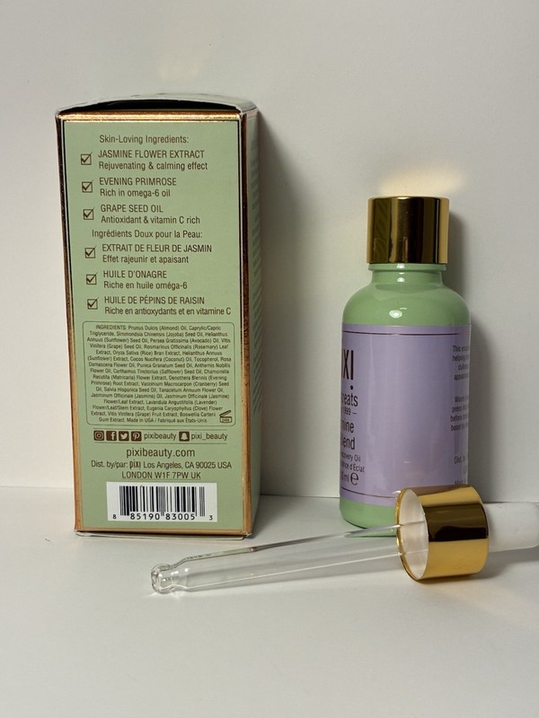 Pixi Jasmine Oil Blend w/ Evening Primrose Radiance Recovery Oil $24 MSRP NIB gallery