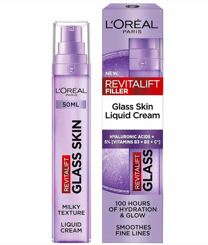 L Oréal Paris Revitalift Filler Glass Skin Moisturizing Fluid Intense Moisturizing