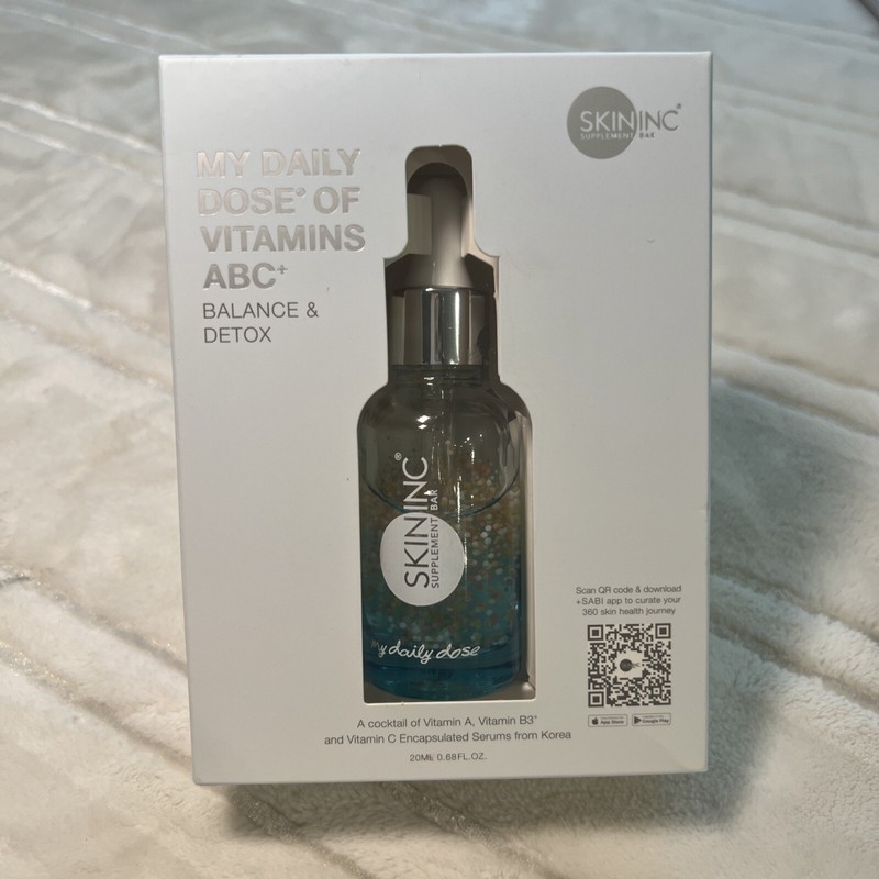 SKIN INC My Daily Dose of Vitamins ABC+ 20 ml 0.68 fl oz, Full Size New In Box