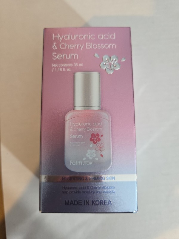 Farm Stay Hyaluronic Acid & Cherry Blossom Serum 1.18 oz Firm & Hydrate 2028