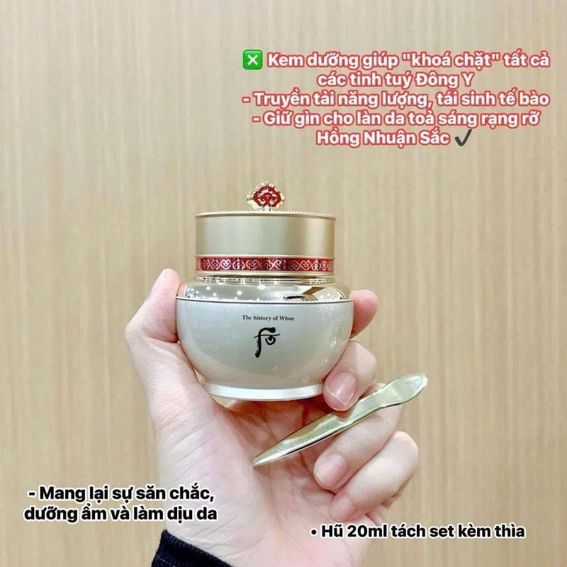 The History of Whoo Bichup Ja Yoon Cream 20ml Anti Wrinkle Smooth K-Beauty