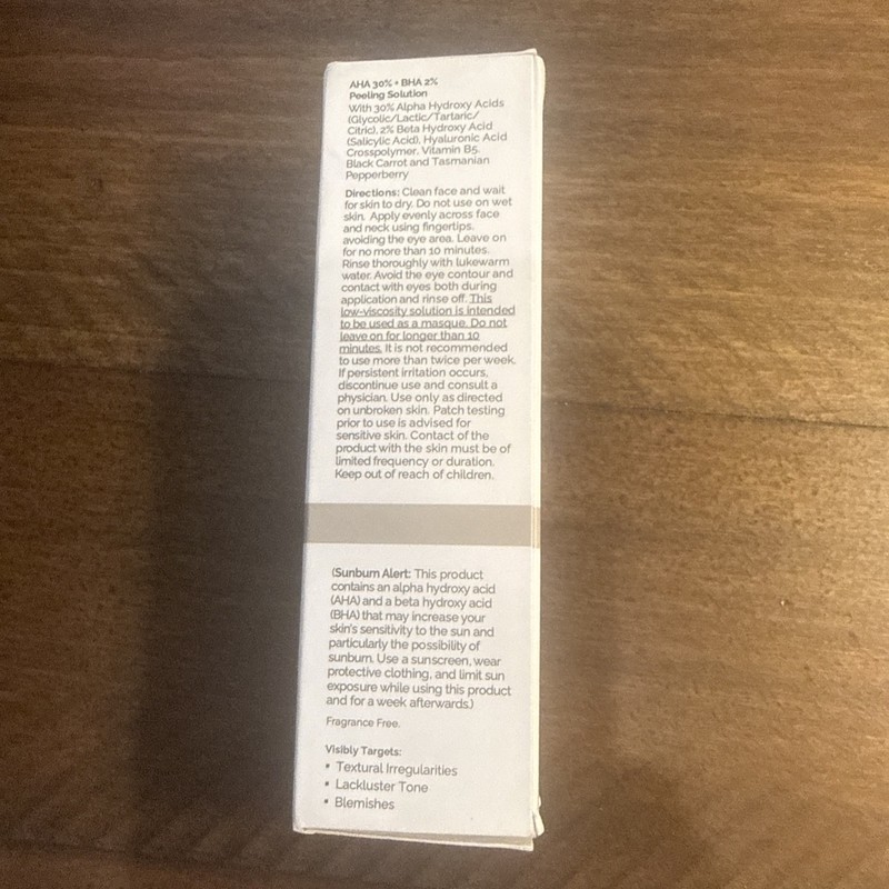 NIB The Ordinary AHA 30% + BHA 2% Peeling Solution 30 ml 1 fl. oz. gallery
