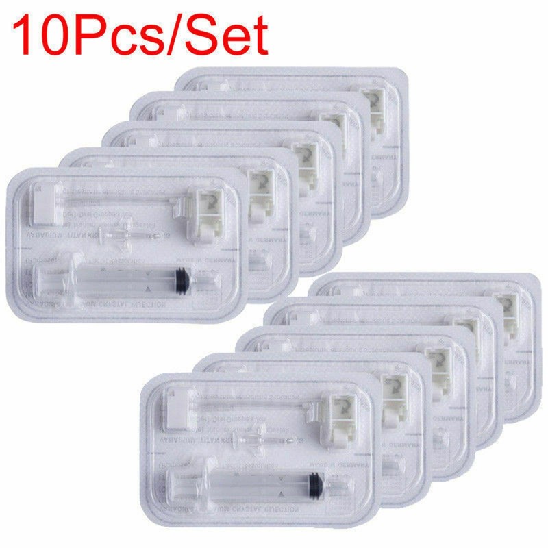 10Pcs Disposable Sterile Consumable Tube Kit Replace Cartridge Tips ABS Material