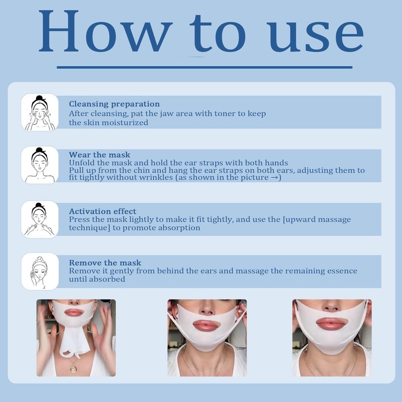 Jawline Lifting Tape For Women, Double Chin Correction Mask, Facial Contouring gallery