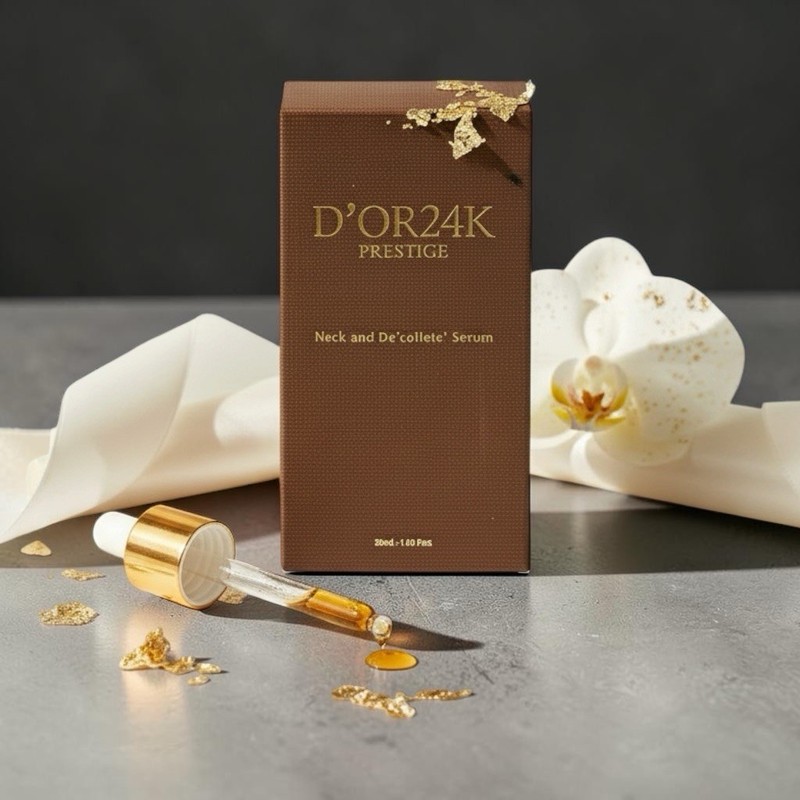 NEW NIB D’OR24K Prestige Endless Beauty Neck and Décolleté Serum 30ml/1.09fl oz