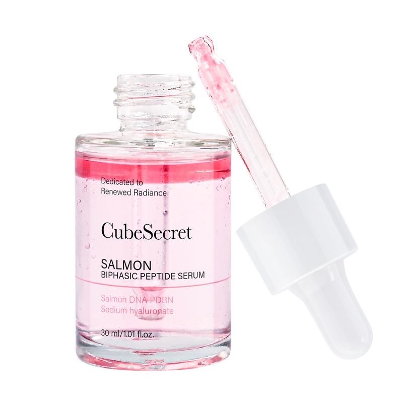 CubeSecret Salmon PDRN Serum 30ml - Anti-Aging Hyaluronic Acid Peptide K-Beauty gallery