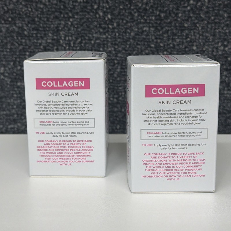 Global Beauty Care Collagen Skin Cream Anti-Aging 1.7 oz 2 PACKS *NEW* gallery