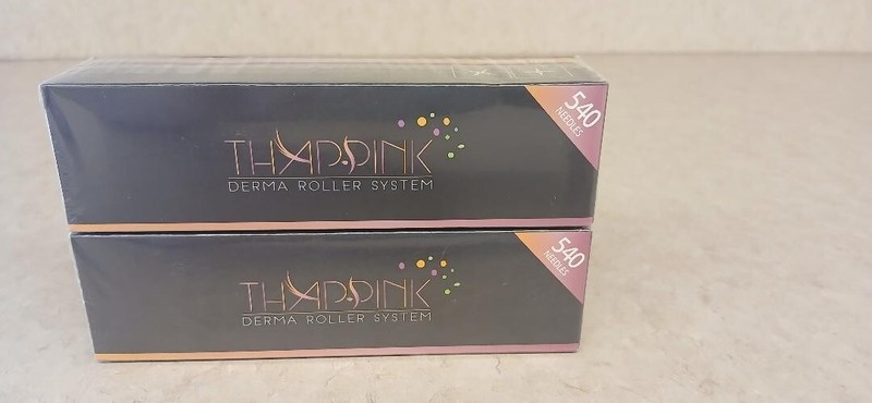 2 Pack: THAPPINK Derma Roller System – 540 Needles per box – NEW