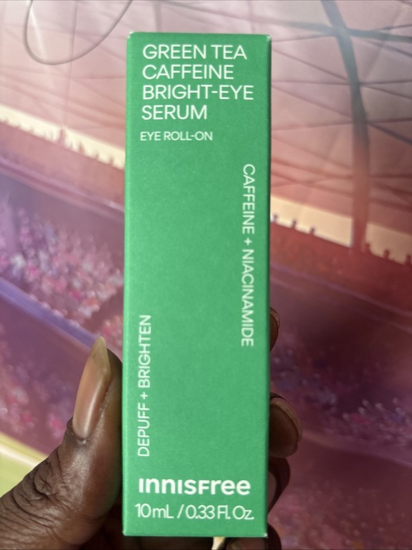 innisfree Green Tea Caffeine Bright-Eye Serum with Niacinamide, .33 oz