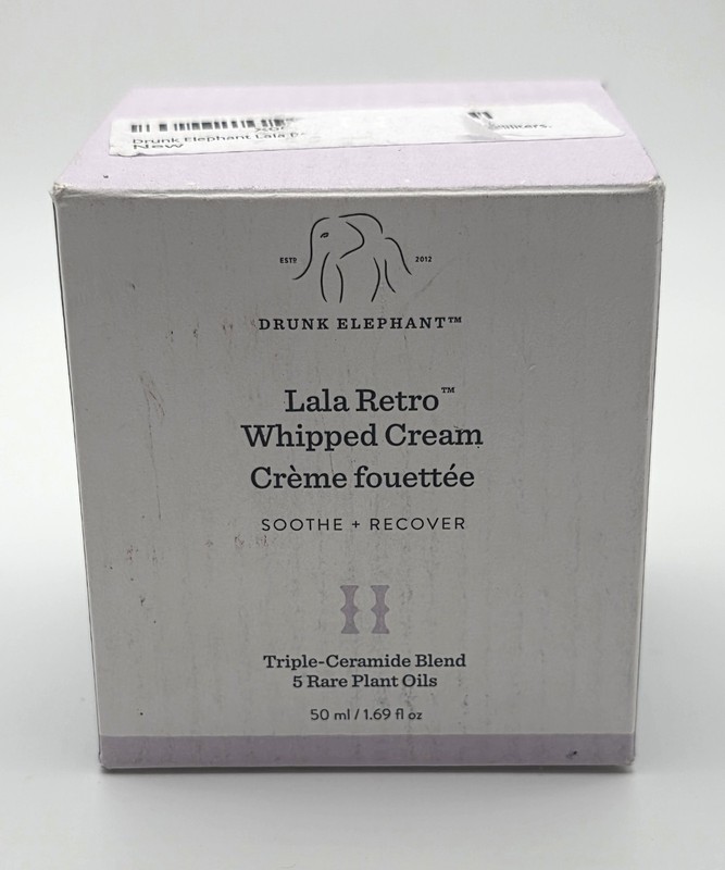 Drunk Elephant Lala Retro Whipped Refillable Moisturizer 50 ml NIB $66 MSRP gallery