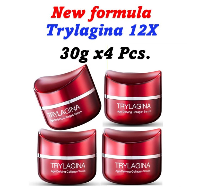 4x TRYLAGINA Ultimate Collagen 12X Serum 1Moisturizing Aura Skin Anti-Wrinkle